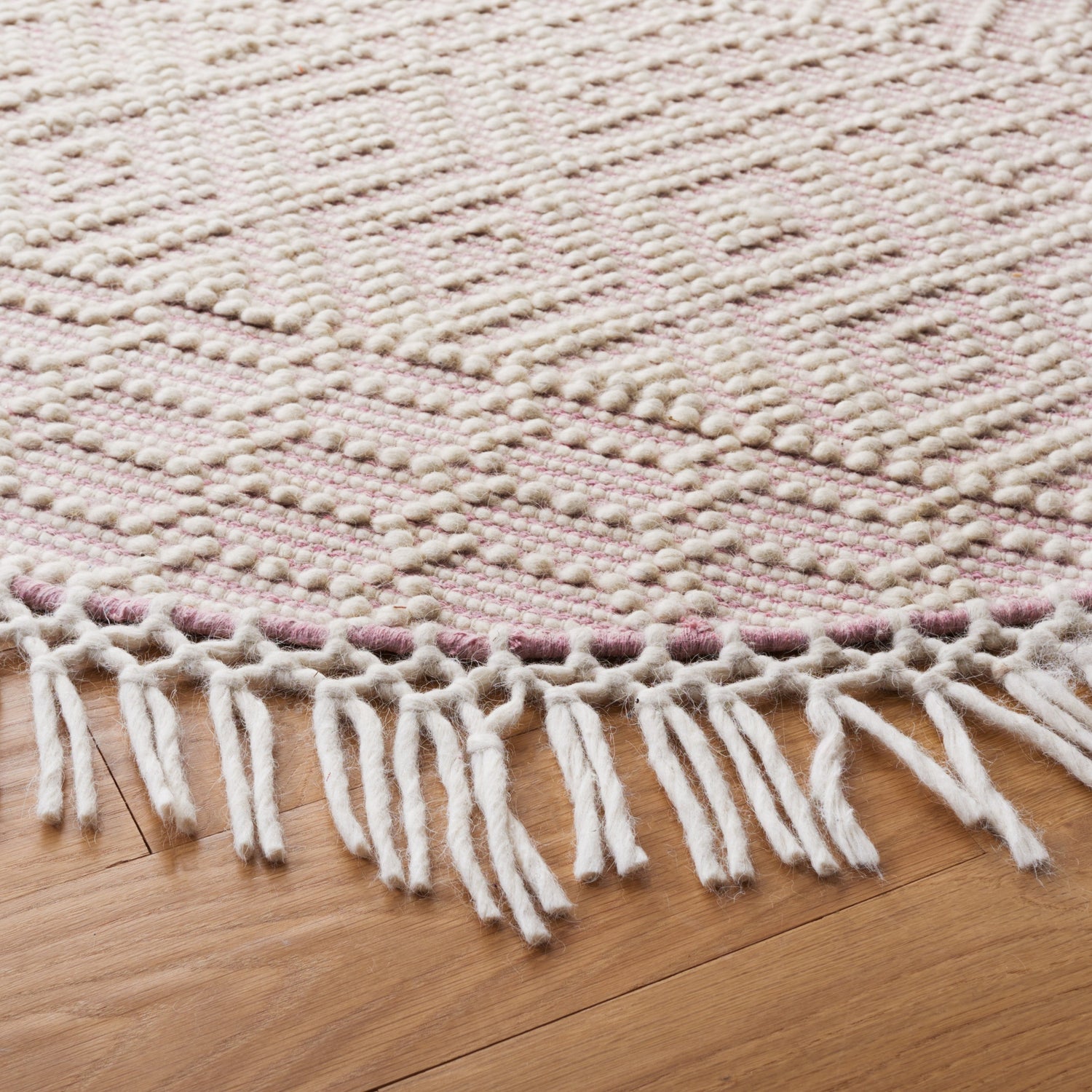 Safavieh Natura Nat852R Ivory/Pink Rug.