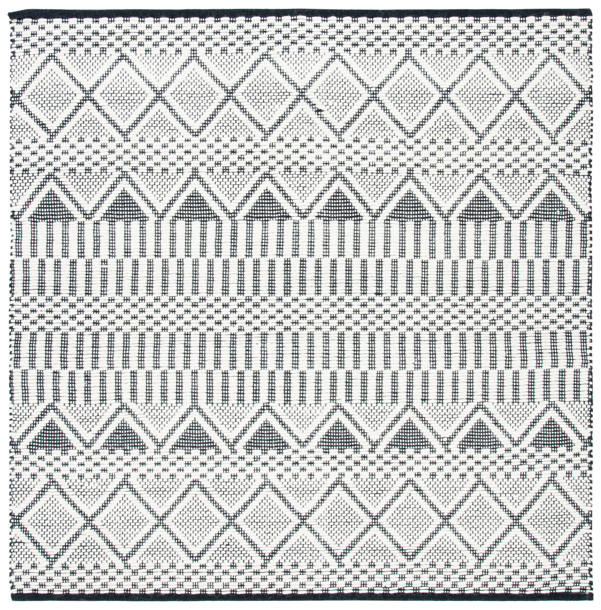 Safavieh Natura Nat853A Ivory/Black Rugs.