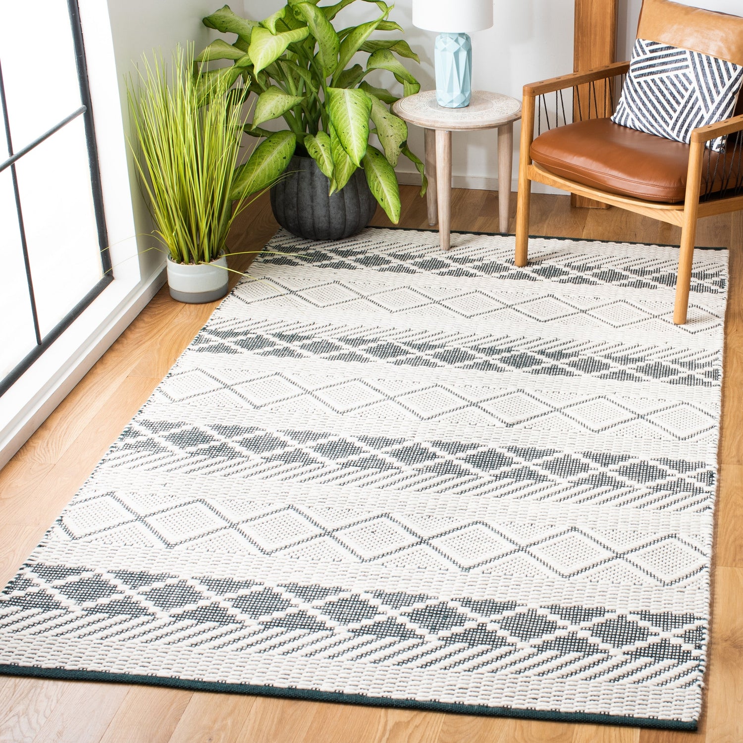 Safavieh Natura Nat854Y Ivory/Green Rugs.