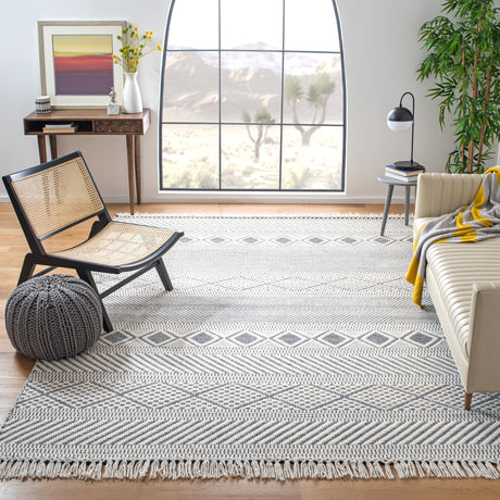Safavieh Natura Nat856A Ivory/Navy Rugs.