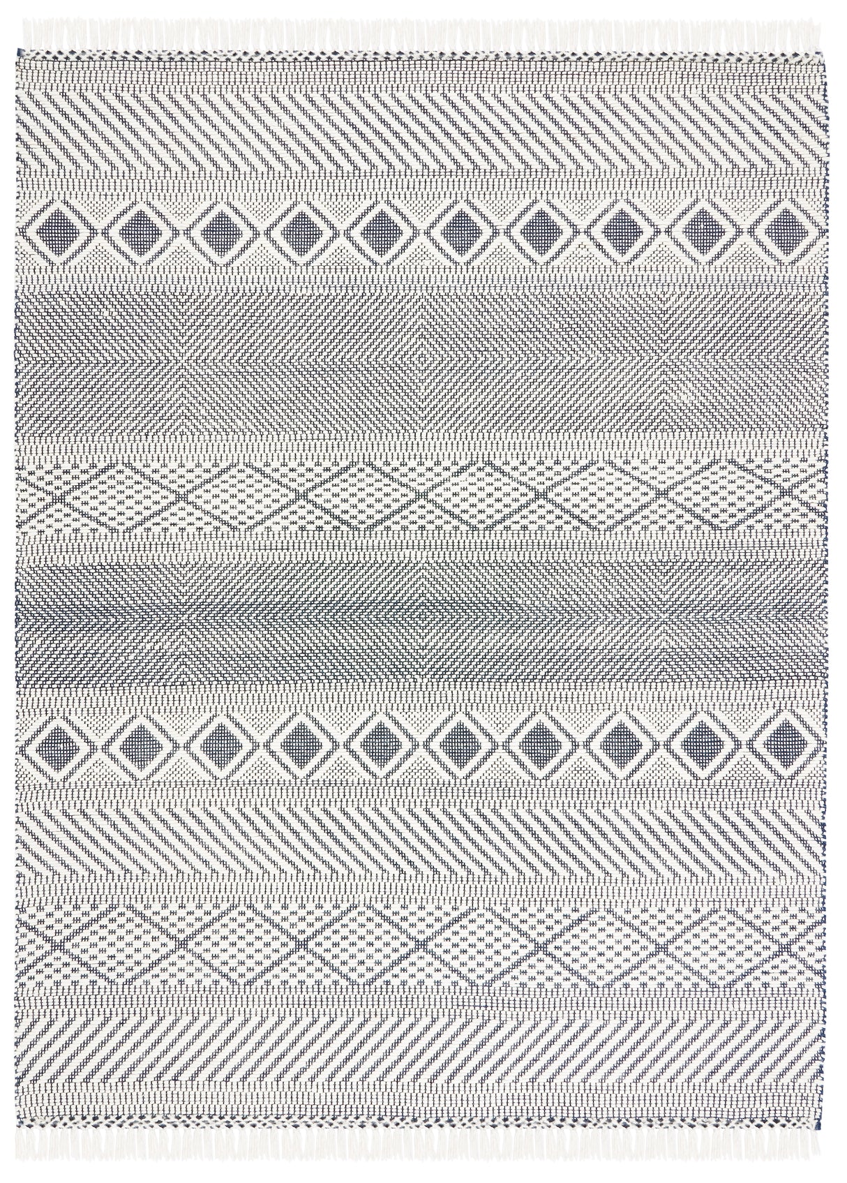 Safavieh Natura Nat856A Ivory/Navy Rugs.