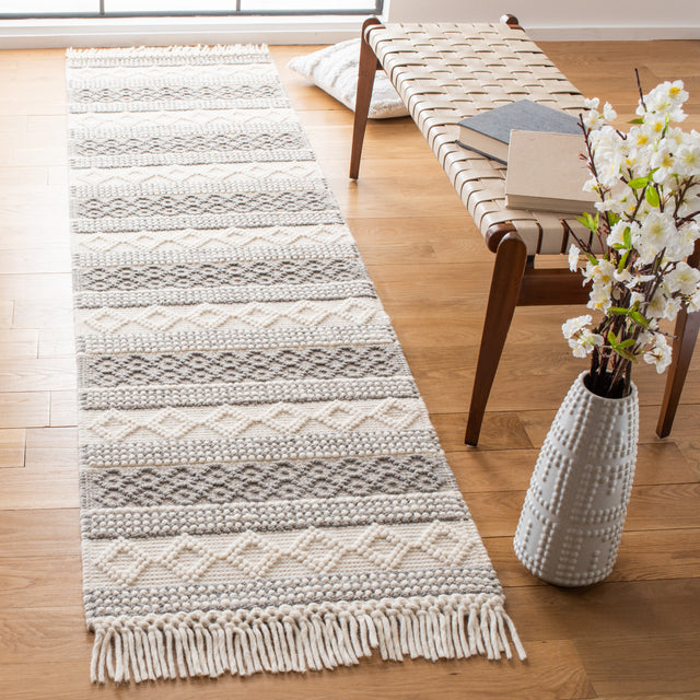 Safavieh Natura Nat859A Ivory/Grey Rugs.