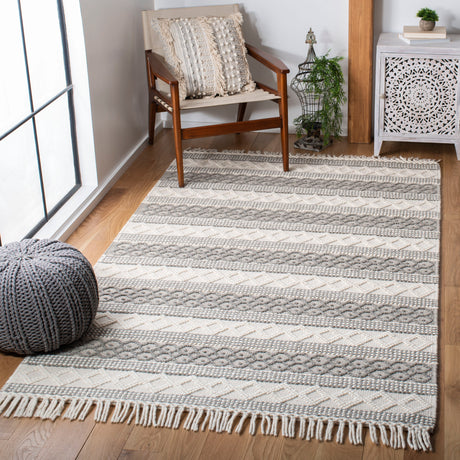 Safavieh Natura Nat859A Ivory/Grey Rugs.