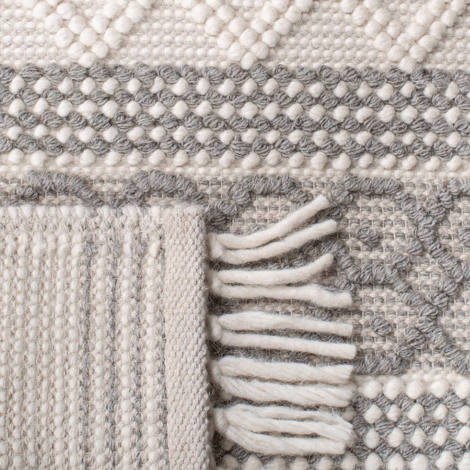 Safavieh Natura Nat859A Ivory/Grey Rugs.
