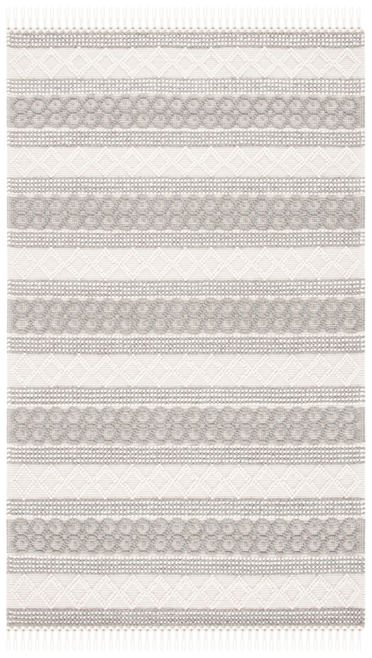 Safavieh Natura Nat859A Ivory/Grey Rugs.