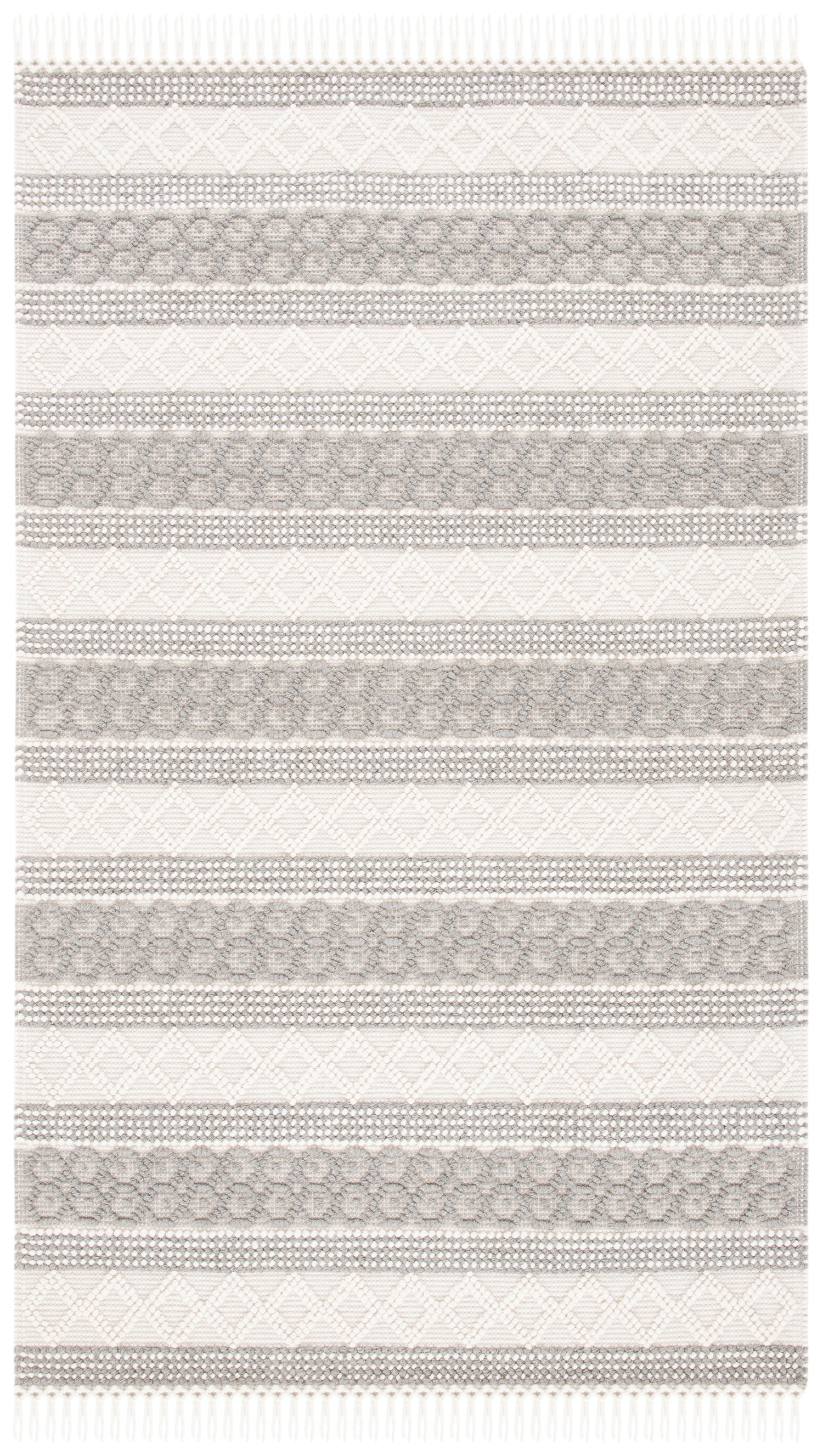 Safavieh Natura Nat859A Ivory/Grey Rugs.