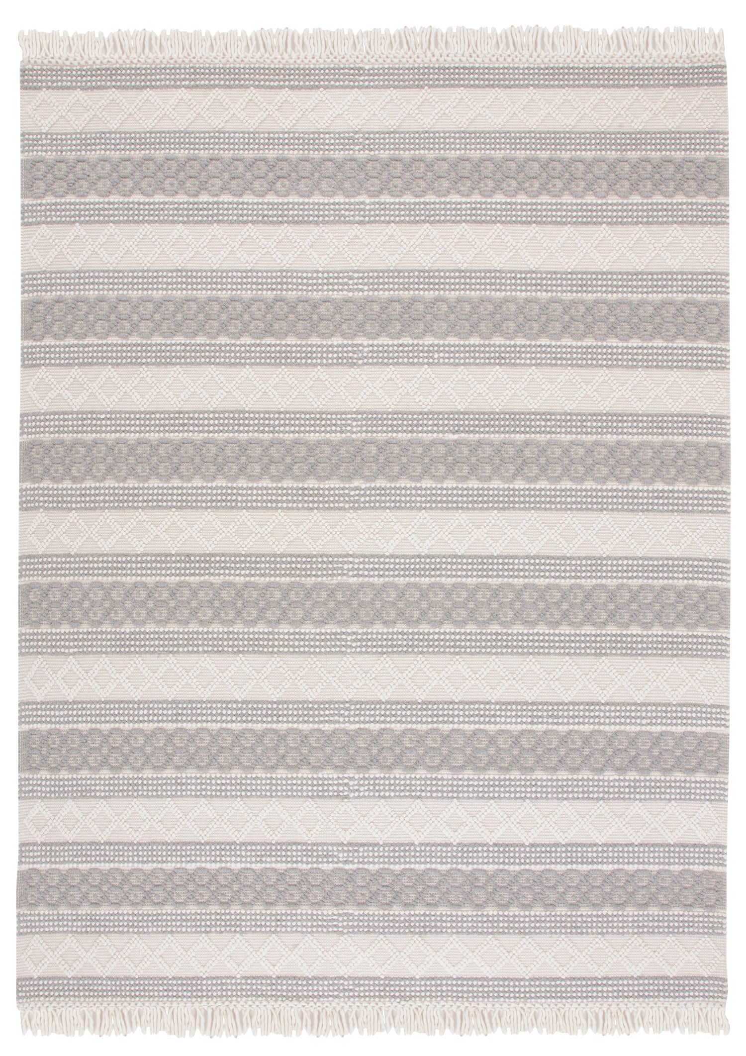 Safavieh Natura Nat859A Ivory/Grey Rugs.