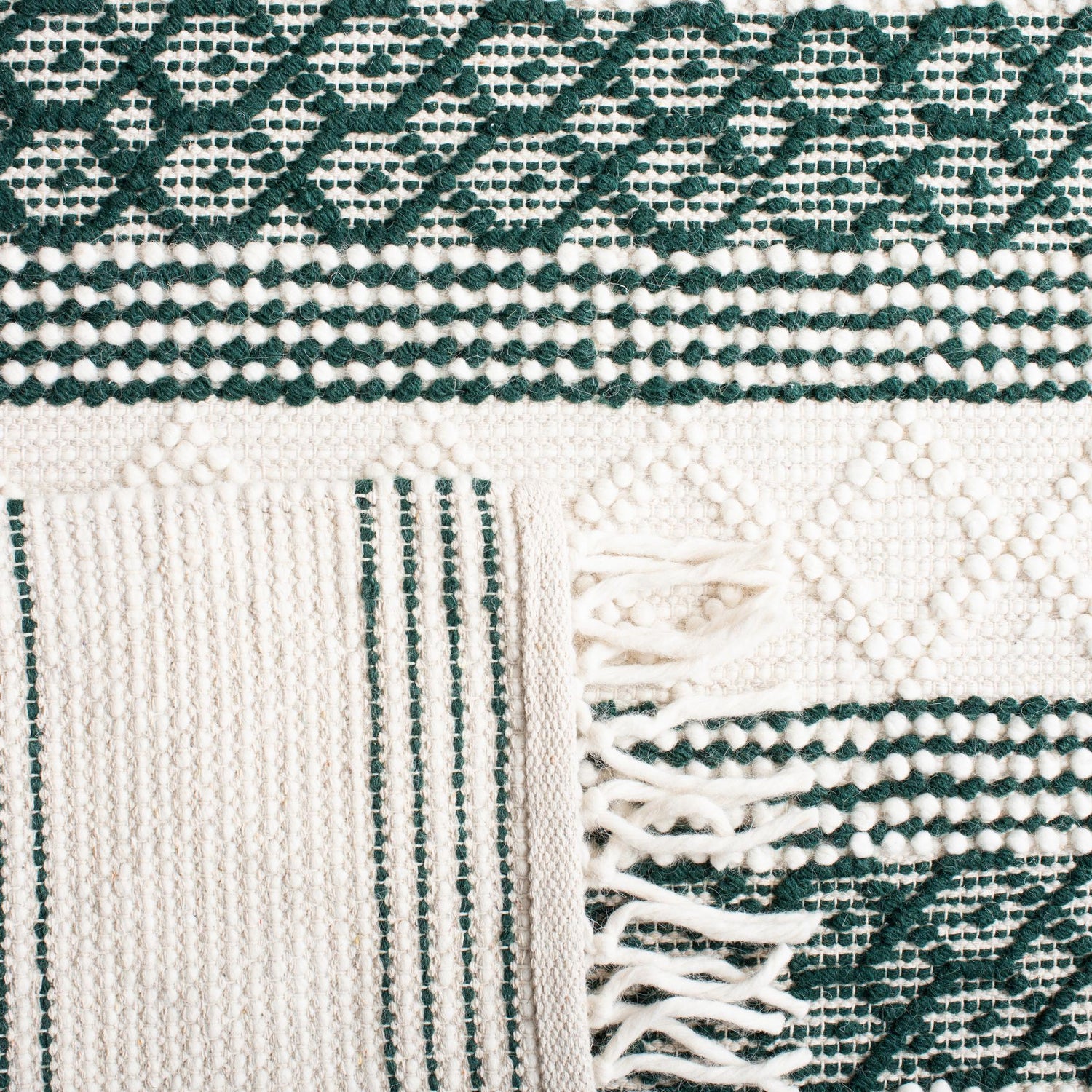 Safavieh Natura Nat859Y Ivory/Green Rugs.