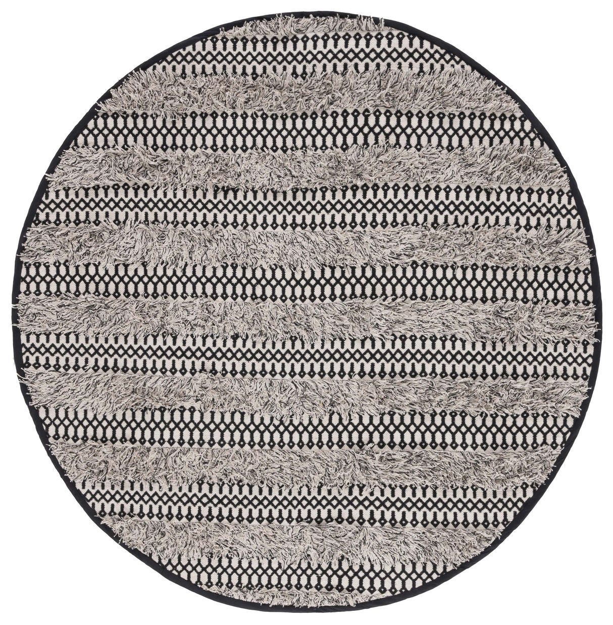 Safavieh Natura Nat927Z Black/Ivory Rug.