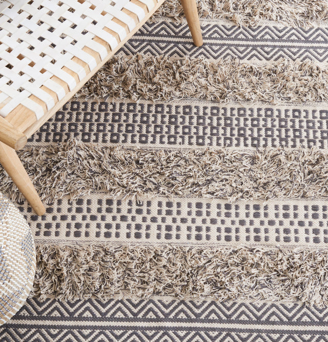 Safavieh Natura Nat928F Grey/Ivory Rug.