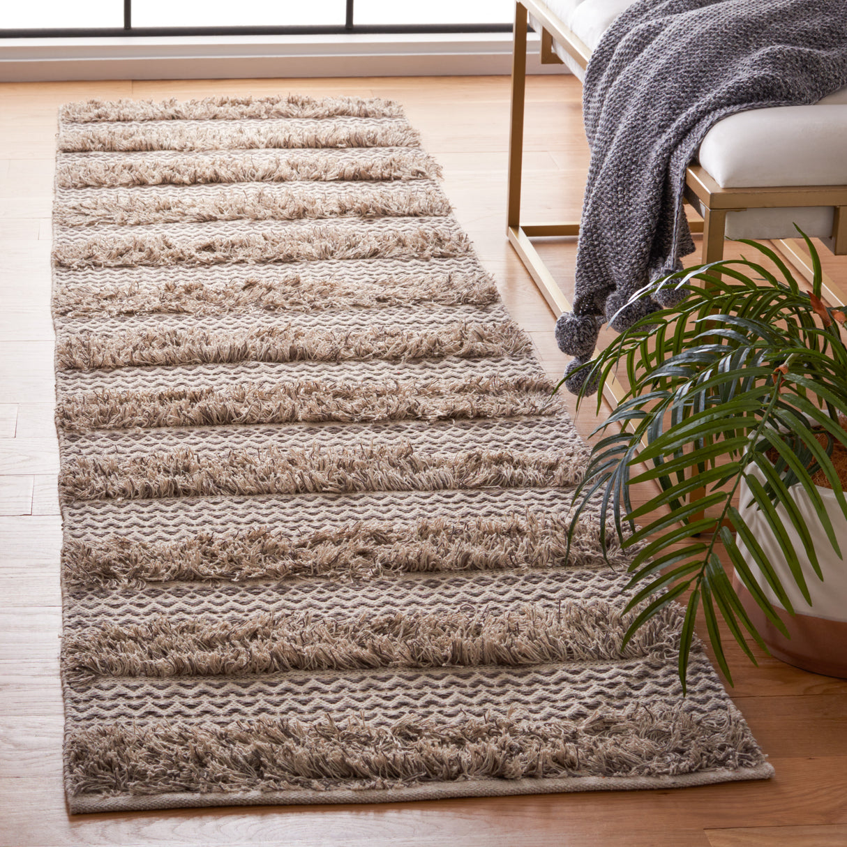 Safavieh Natura Nat929F Grey/Ivory Rug.