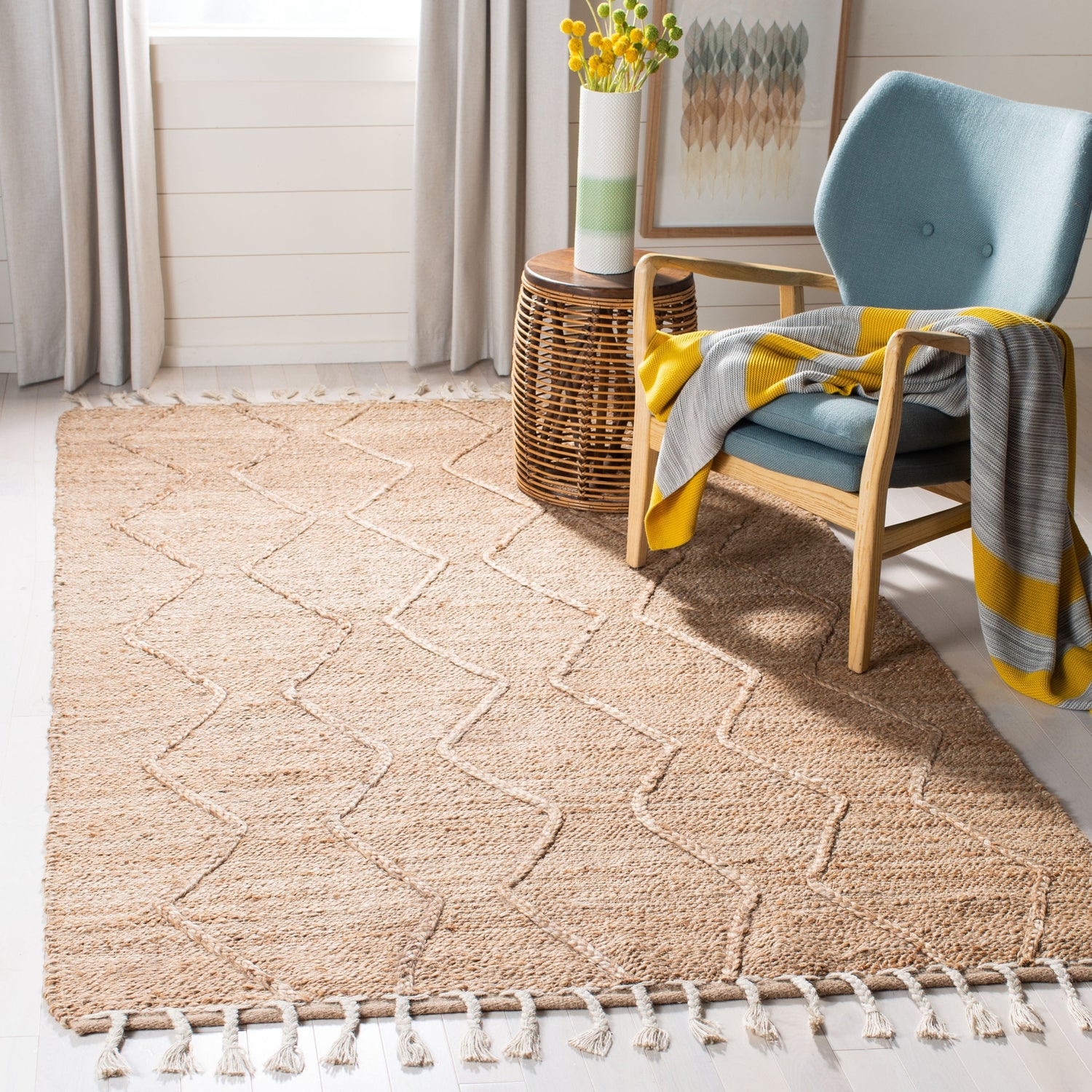 Safavieh Natural Fiber Nf108B Natural Rugs.