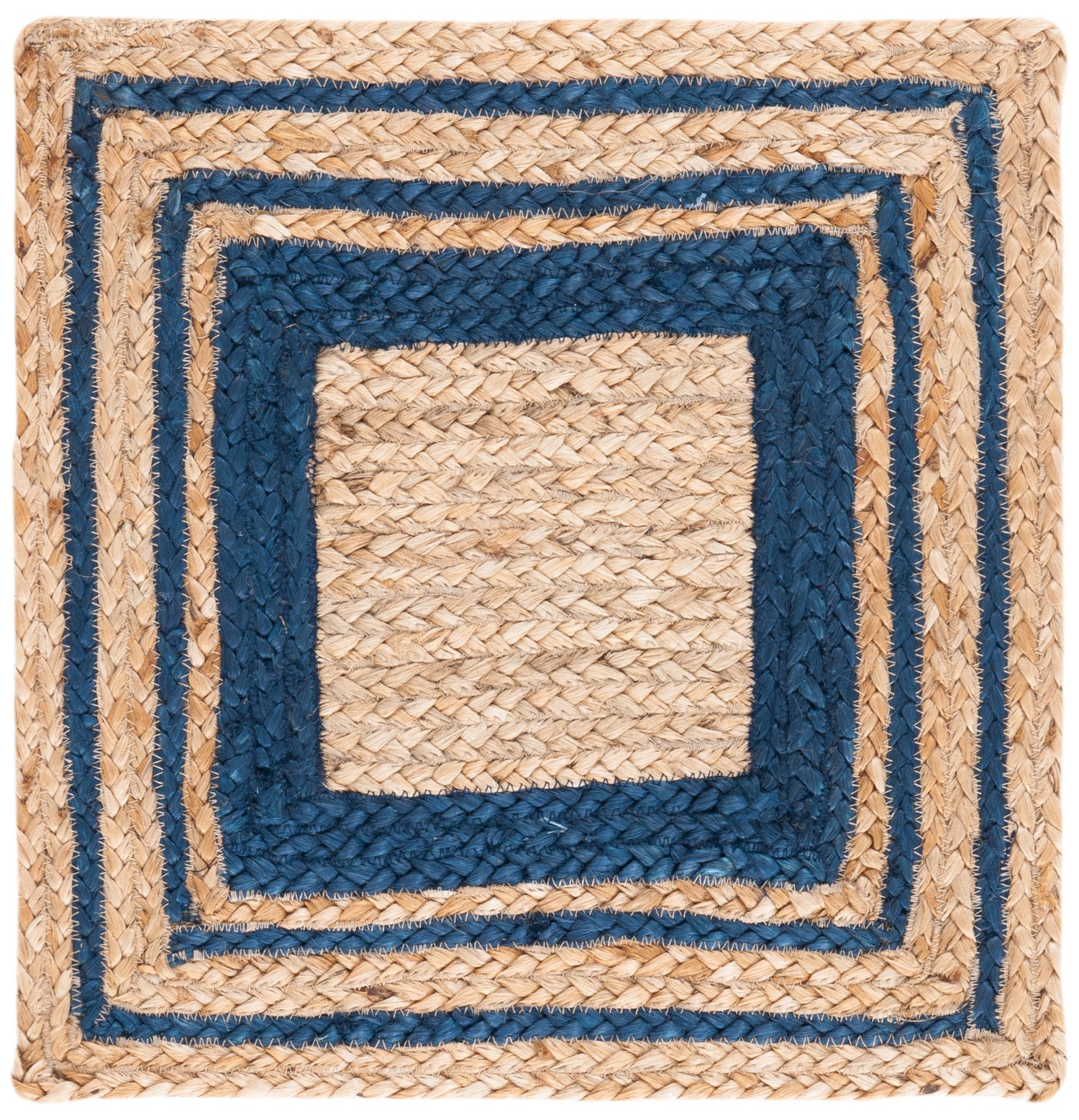 Safavieh Natural Fiber Nf109N Navy/Natural Rugs.