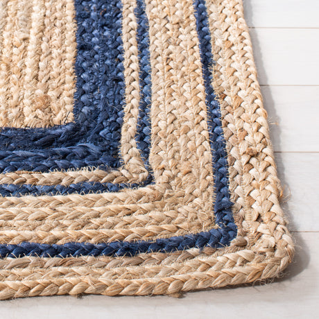 Safavieh Natural Fiber Nf109N Navy/Natural Rugs.