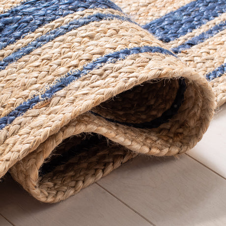 Safavieh Natural Fiber Nf109N Navy/Natural Rugs.