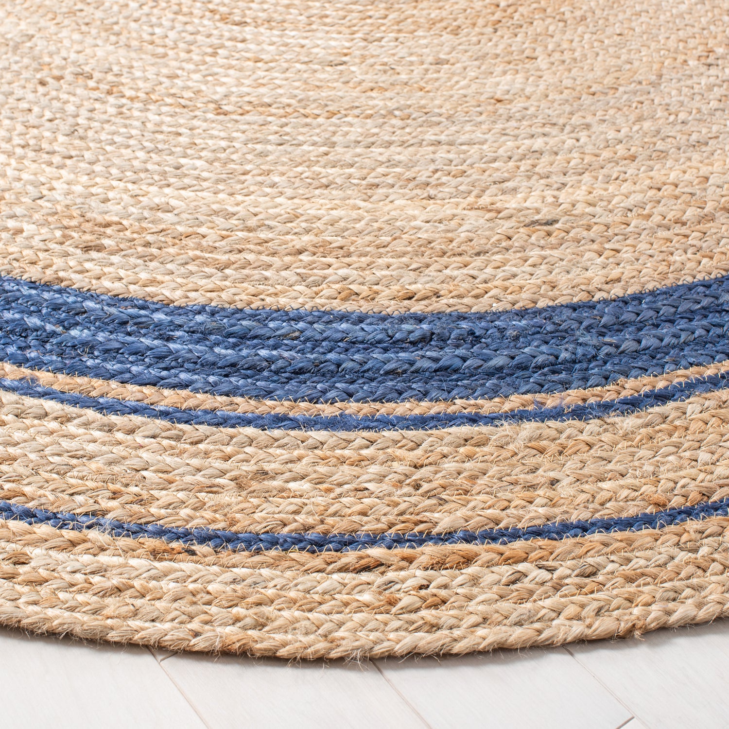 Safavieh Natural Fiber Nf109N Navy/Natural Rugs.