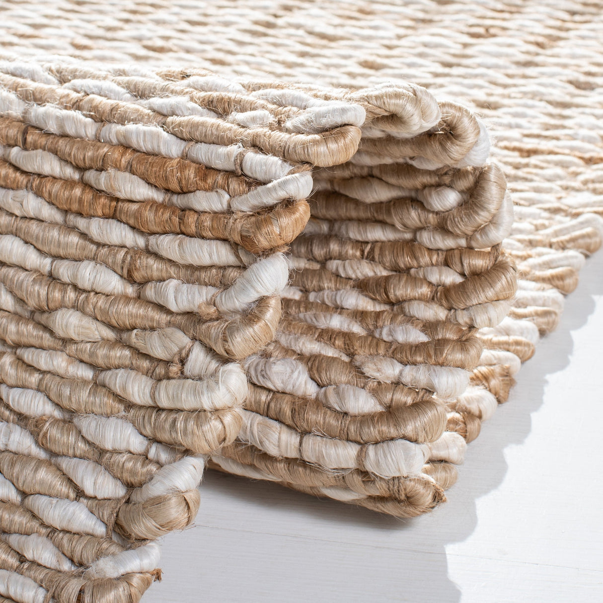Safavieh Natural Fiber Nf110B Natural/Ivory Rugs.