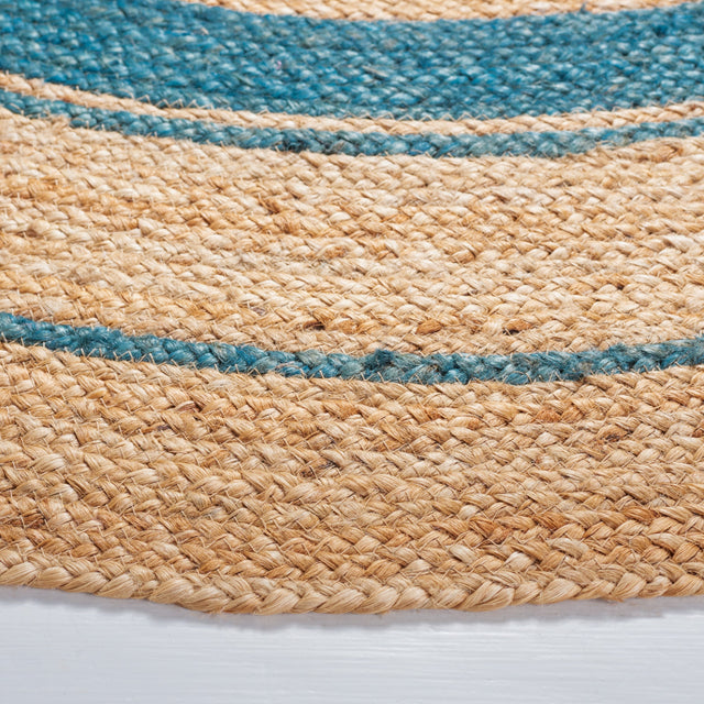 Safavieh Natural Fiber Nf120N Navy/Natural Rugs.