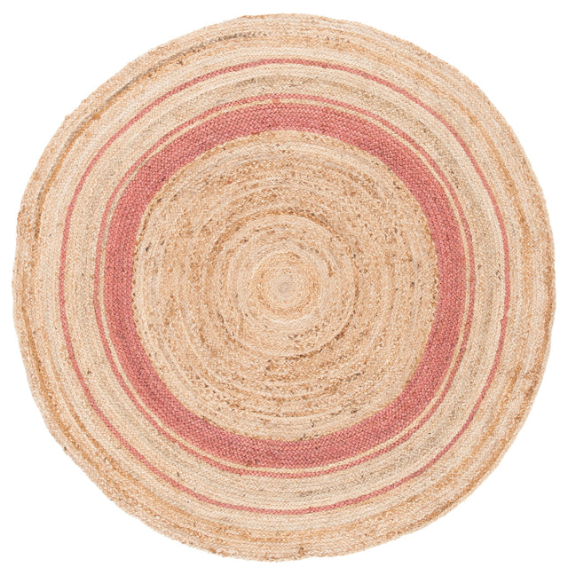 Safavieh Natural Fiber Nf120U Pink/Natural Rugs.