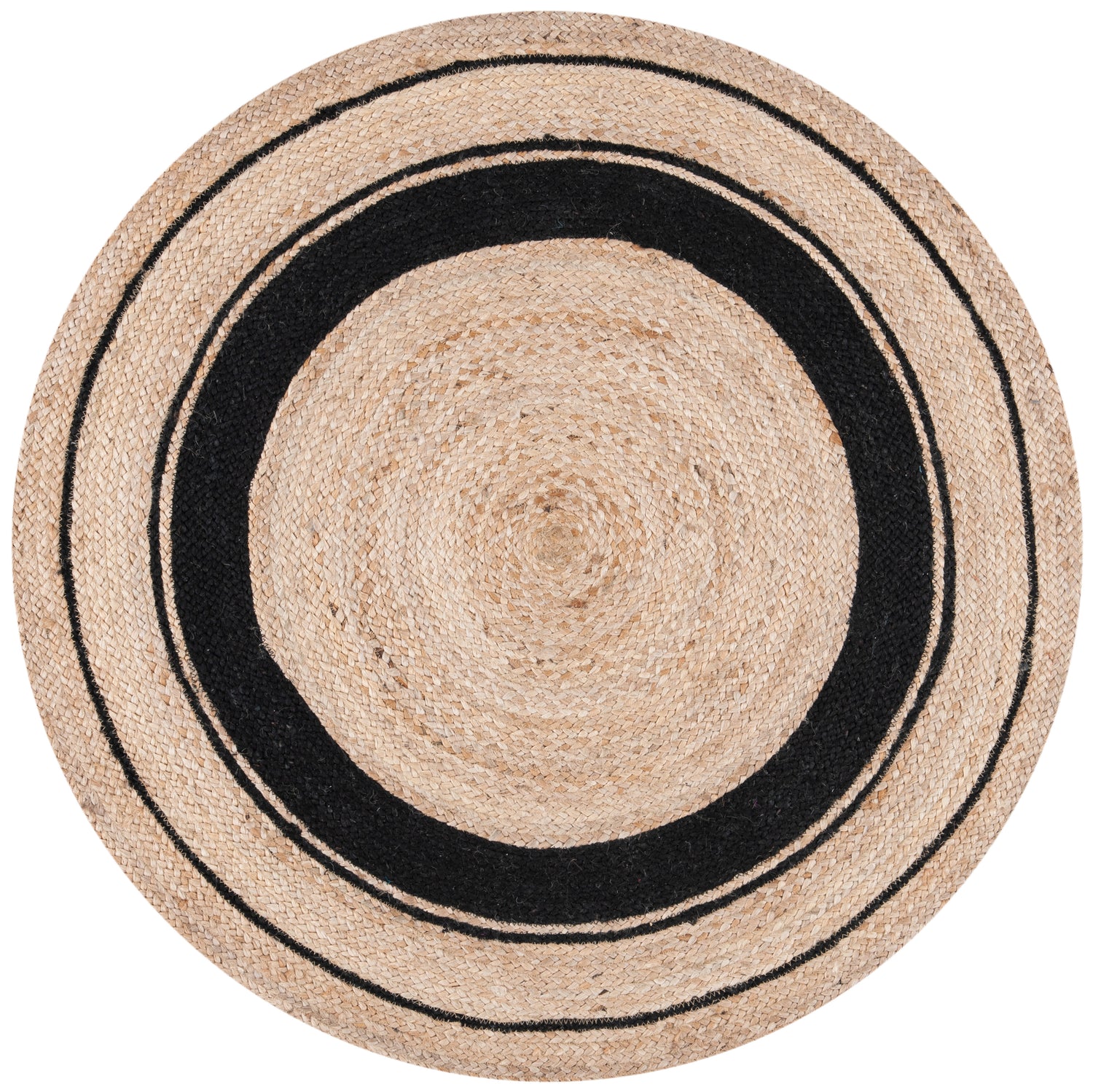 Safavieh Natural Fiber Nf120Z Black/Natural Rugs.
