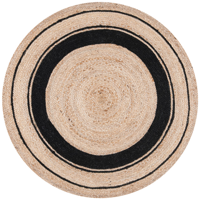 Safavieh Natural Fiber Nf120Z Black/Natural Rugs.