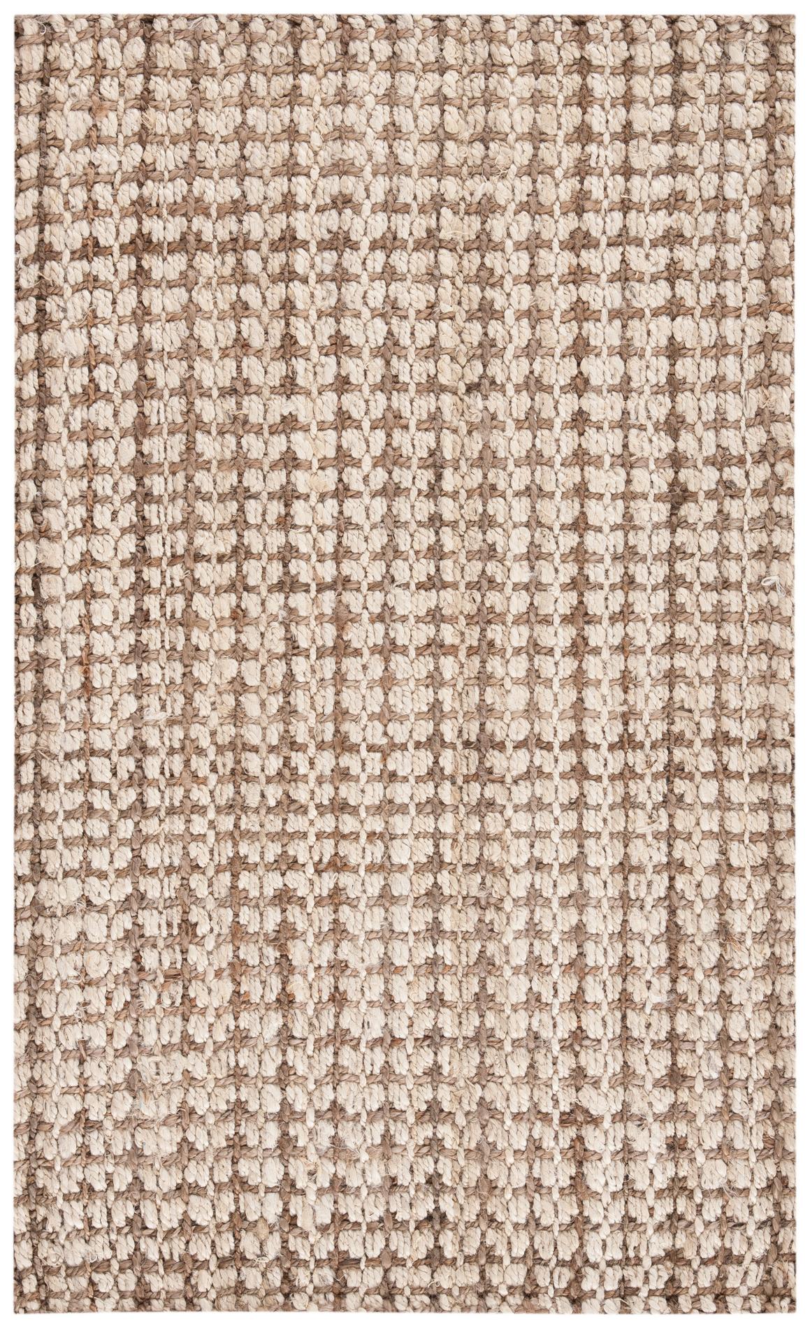 Safavieh Natural Fiber Nf186B Ivory/Light Brown Rugs.