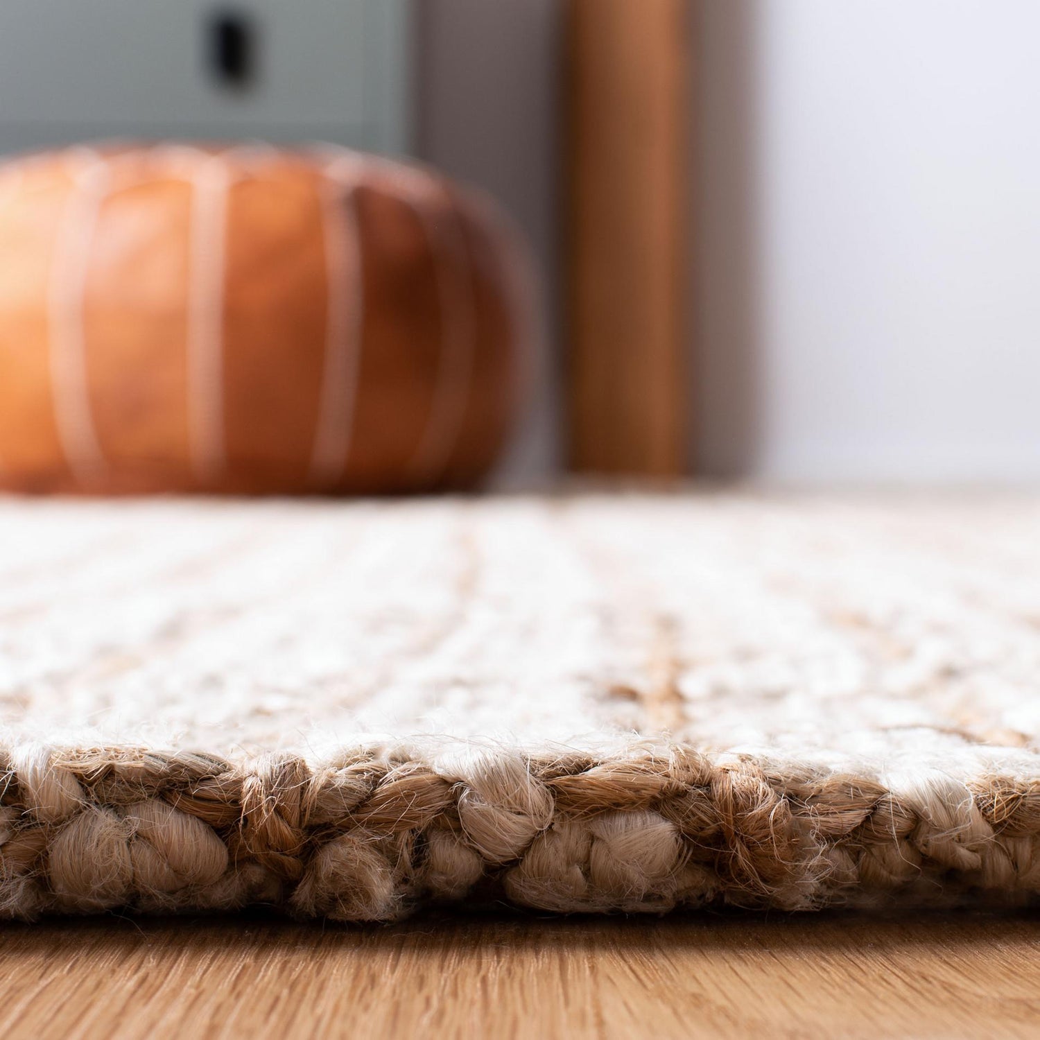 Safavieh Natural Fiber Nf186B Ivory/Light Brown Rugs.