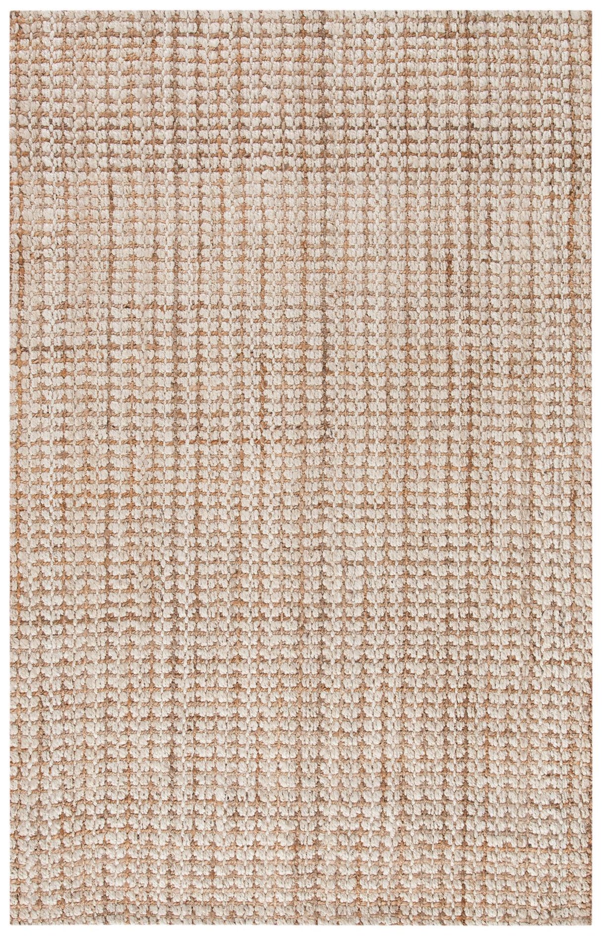 Safavieh Natural Fiber Nf186B Ivory/Light Brown Rugs.