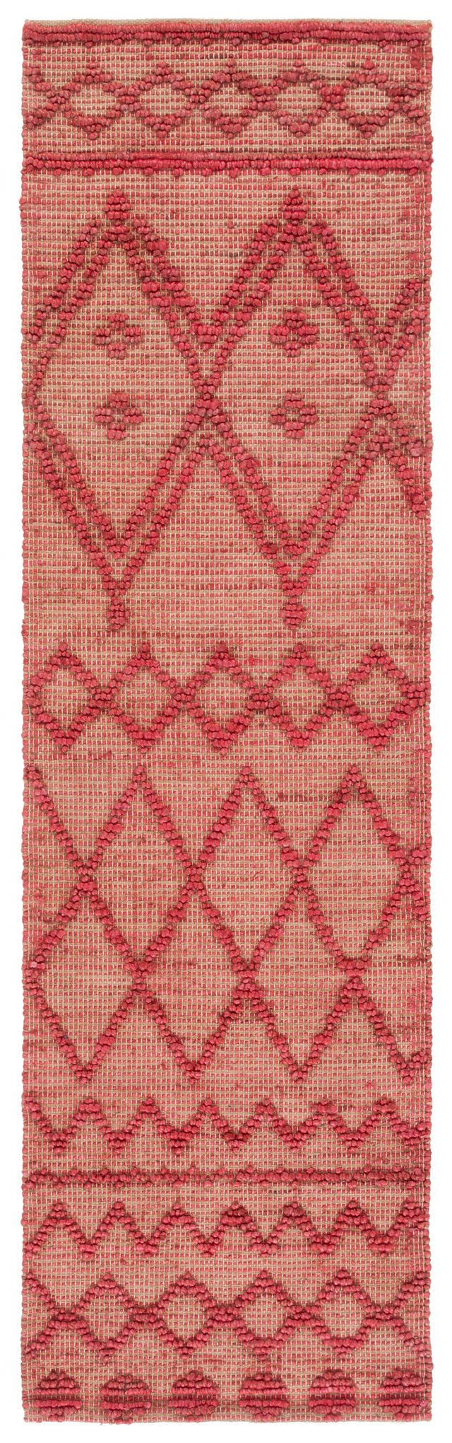 Safavieh Natural Fiber Nf219Q Red/Natural Rug.