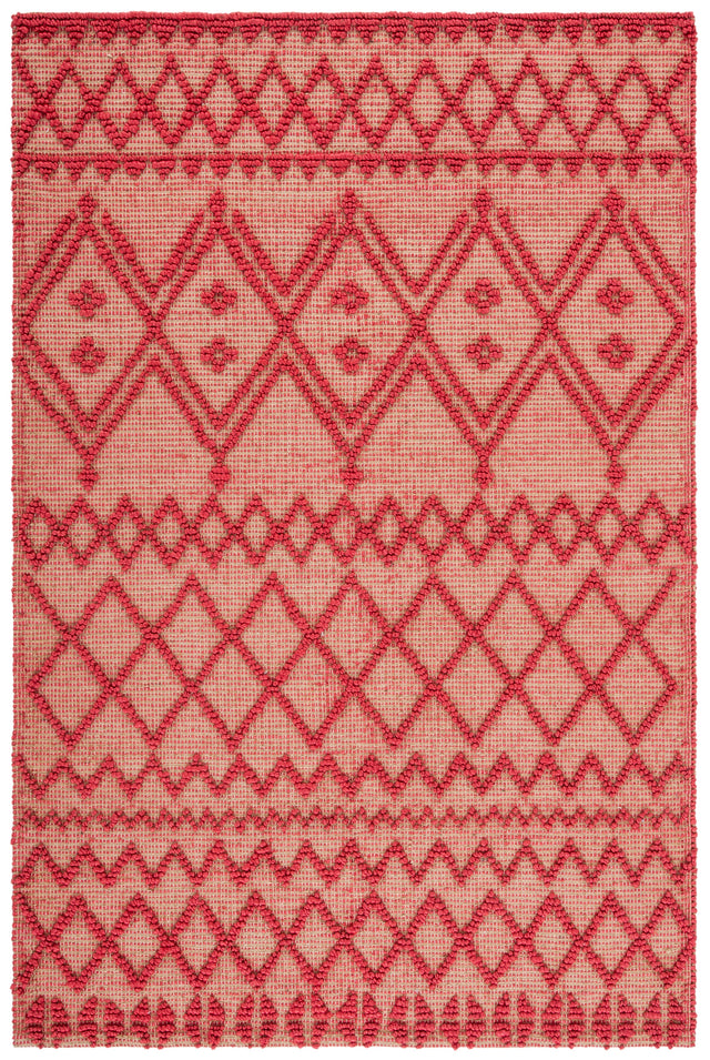 Safavieh Natural Fiber Nf219Q Red/Natural Rug.