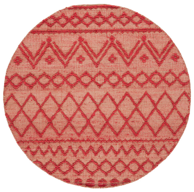 Safavieh Natural Fiber Nf219Q Red/Natural Rug.