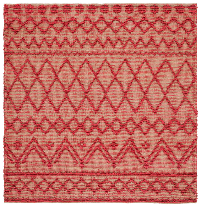 Safavieh Natural Fiber Nf219Q Red/Natural Rug.