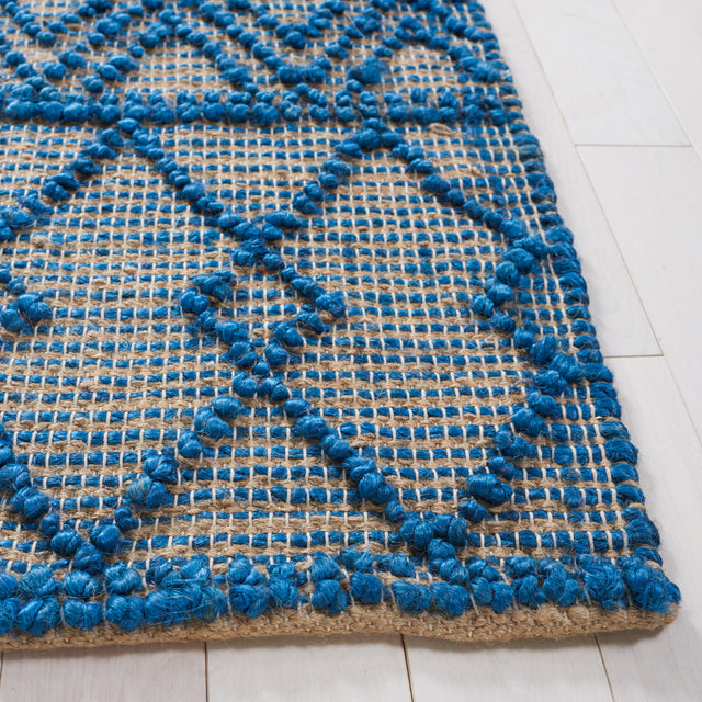 Safavieh Natural Fiber Nf221M Blue/Natural Rug.