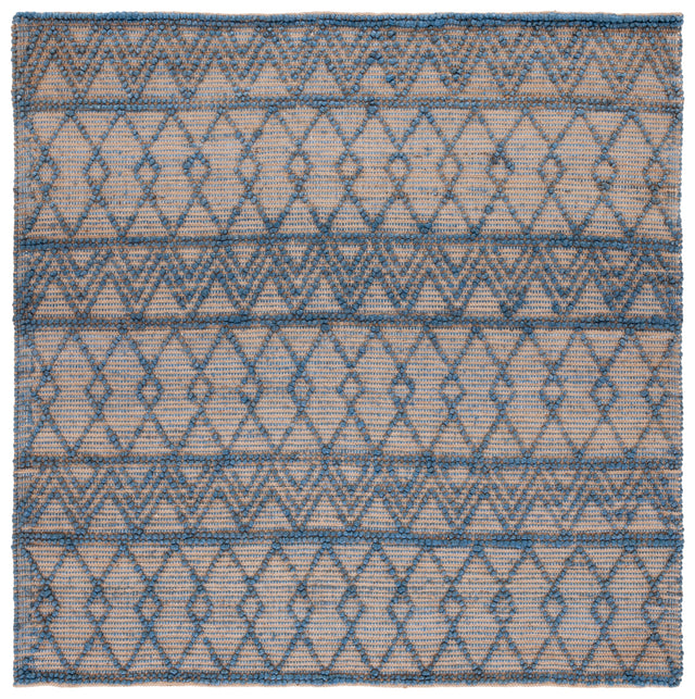 Safavieh Natural Fiber Nf221M Blue/Natural Rug.