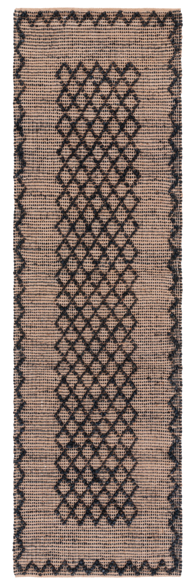 Safavieh Natural Fiber Nf222Z Black/Natural Rug.