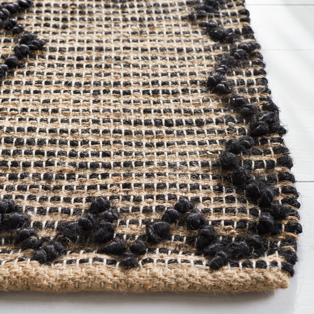 Safavieh Natural Fiber Nf222Z Black/Natural Rug.