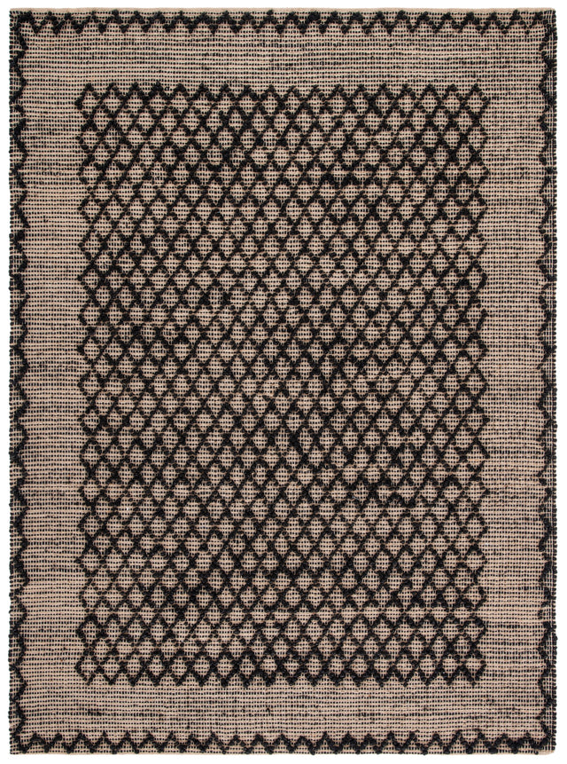 Safavieh Natural Fiber Nf222Z Black/Natural Rug.