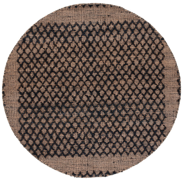 Safavieh Natural Fiber Nf222Z Black/Natural Rug.
