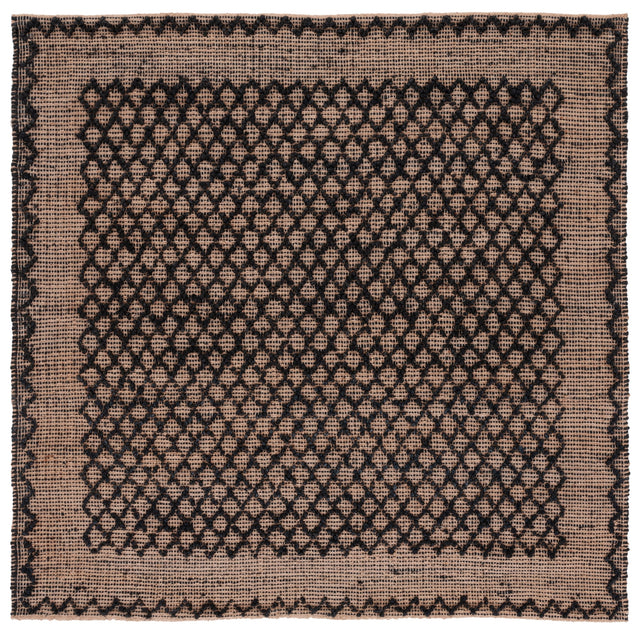 Safavieh Natural Fiber Nf222Z Black/Natural Rug.