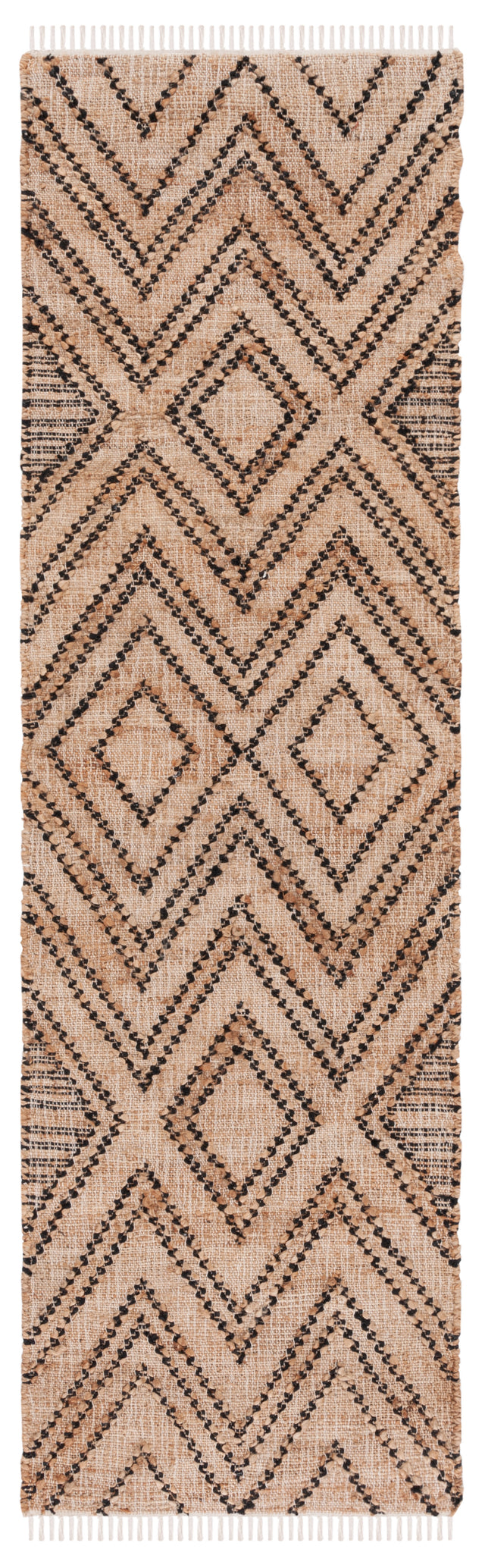 Safavieh Natural Fiber Nf223Z Black/Natural Rug.