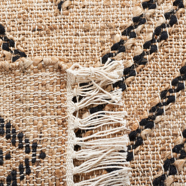 Safavieh Natural Fiber Nf223Z Black/Natural Rug.