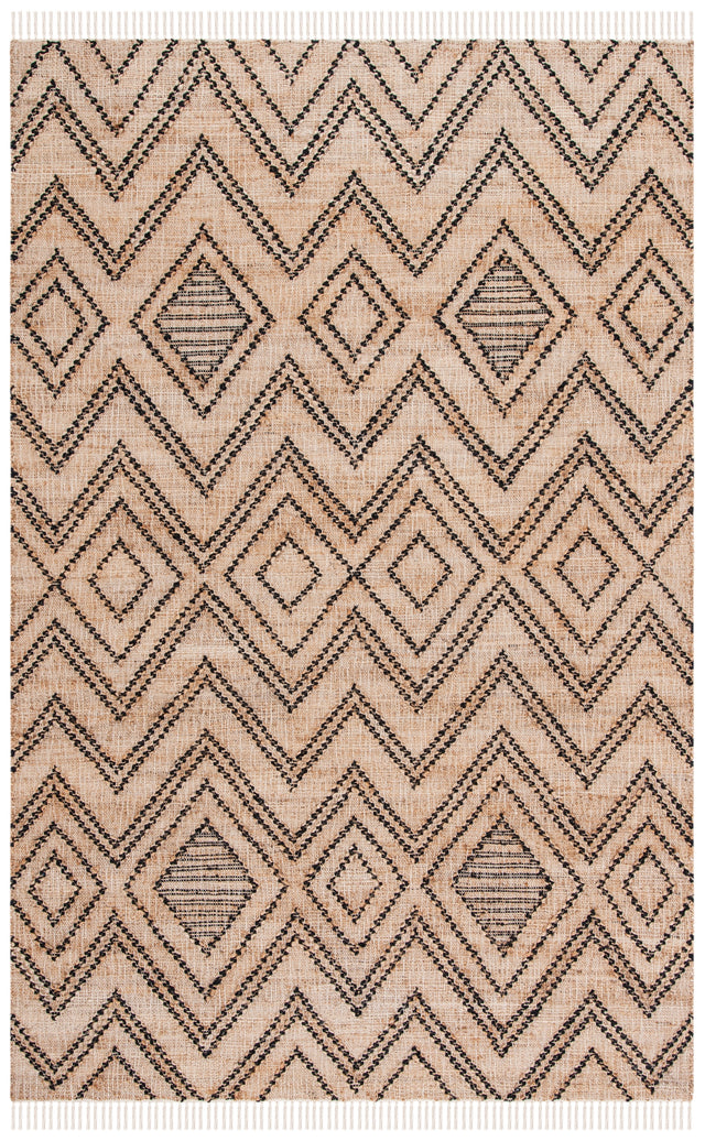 Safavieh Natural Fiber Nf223Z Black/Natural Rug.