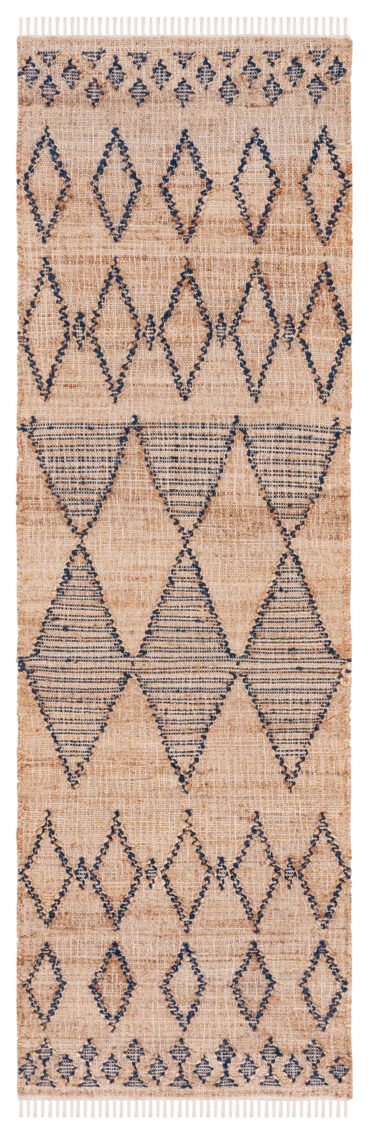 Safavieh Natural Fiber Nf224Z Black/Natural Rug.