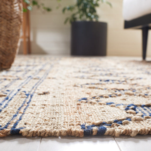 Safavieh Natural Fiber Nf224Z Black/Natural Rug.