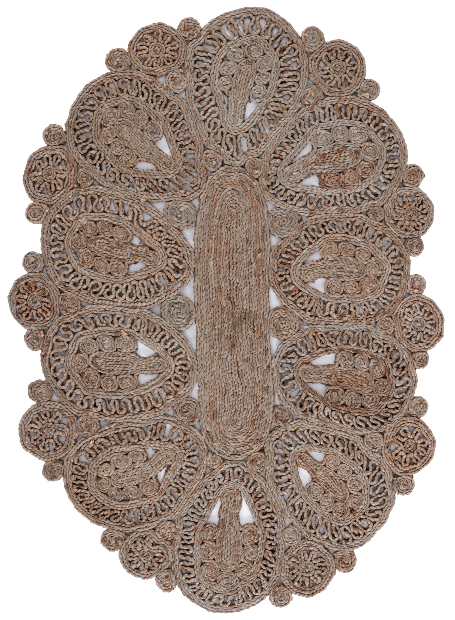Safavieh Natural Fiber Nf360C Grey Rugs.