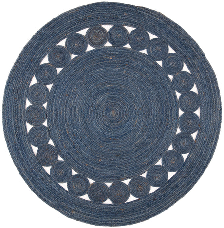 Safavieh Natural Fiber Nf364N Navy Rugs.