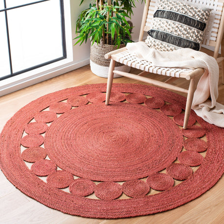 Safavieh Natural Fiber Nf364P Rust Rugs.
