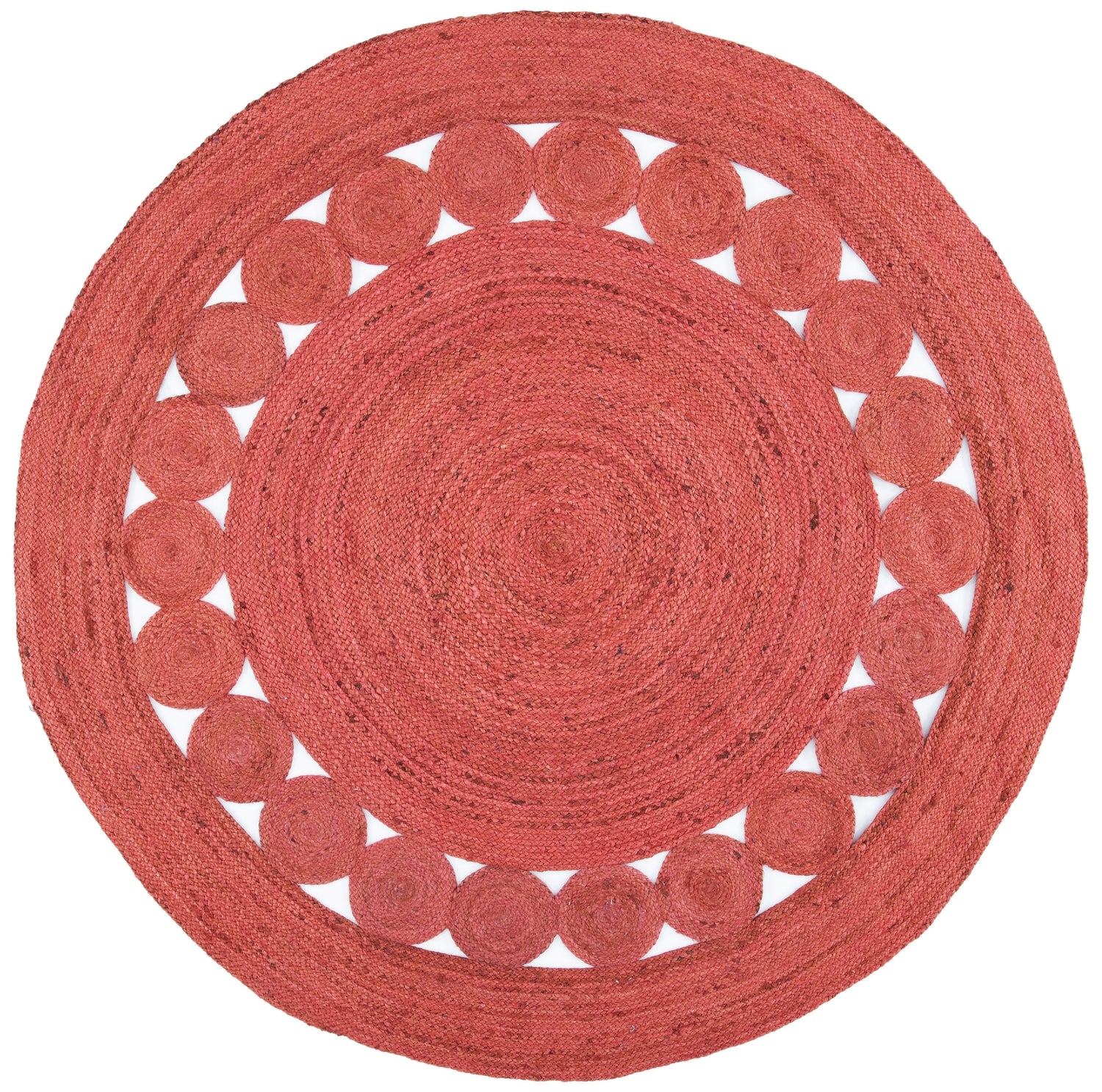Safavieh Natural Fiber Nf364P Rust Rugs.