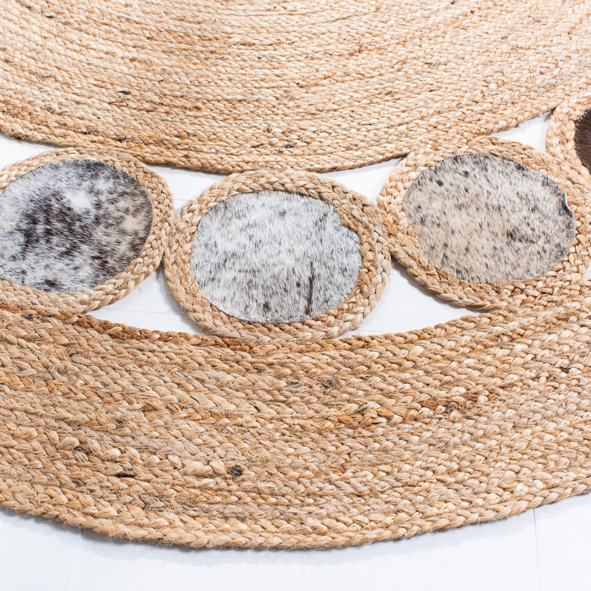 Safavieh Natural Fiber Nf370G Beige/Silver Rugs.