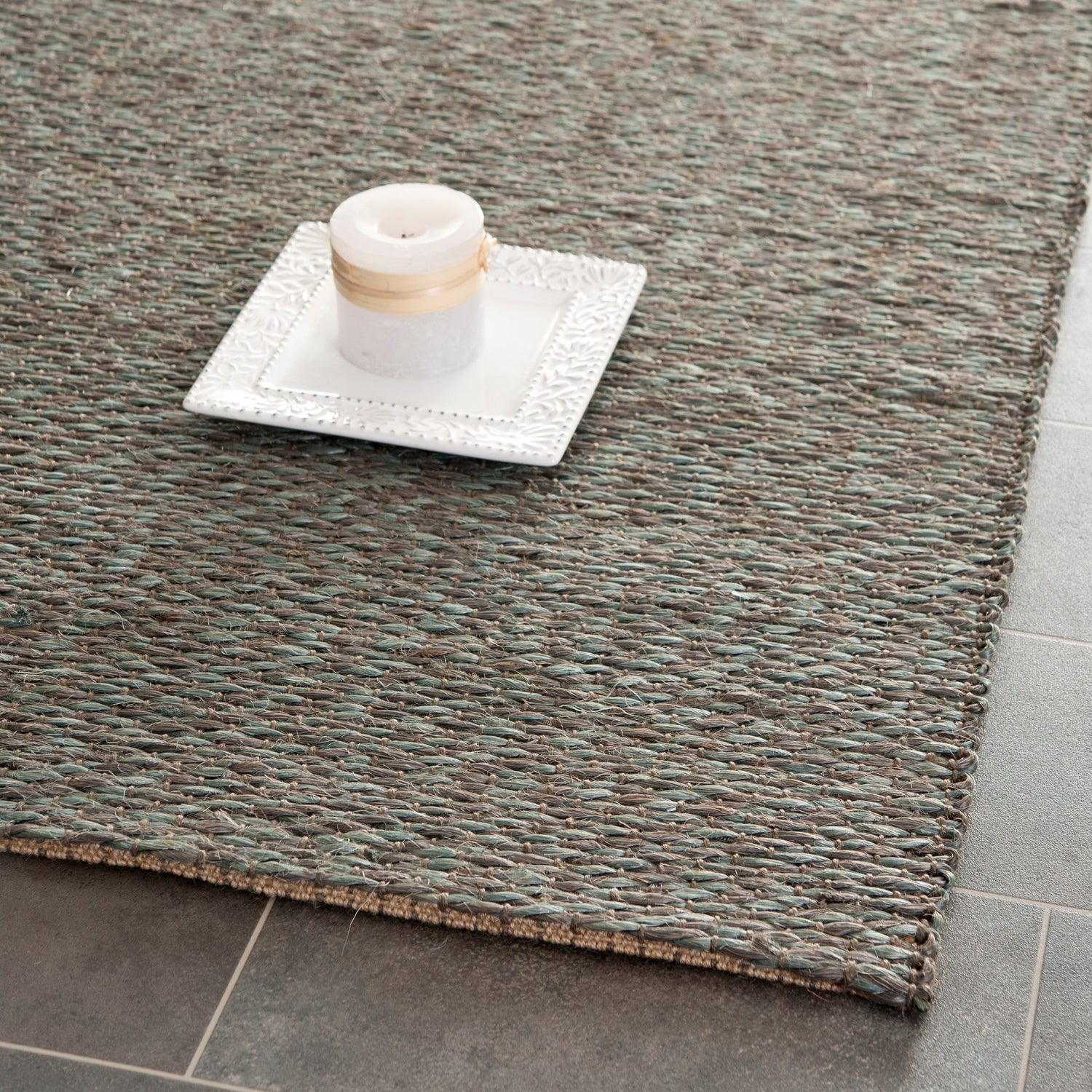 Safavieh Natural Fiber Nf448B Teal Rugs.
